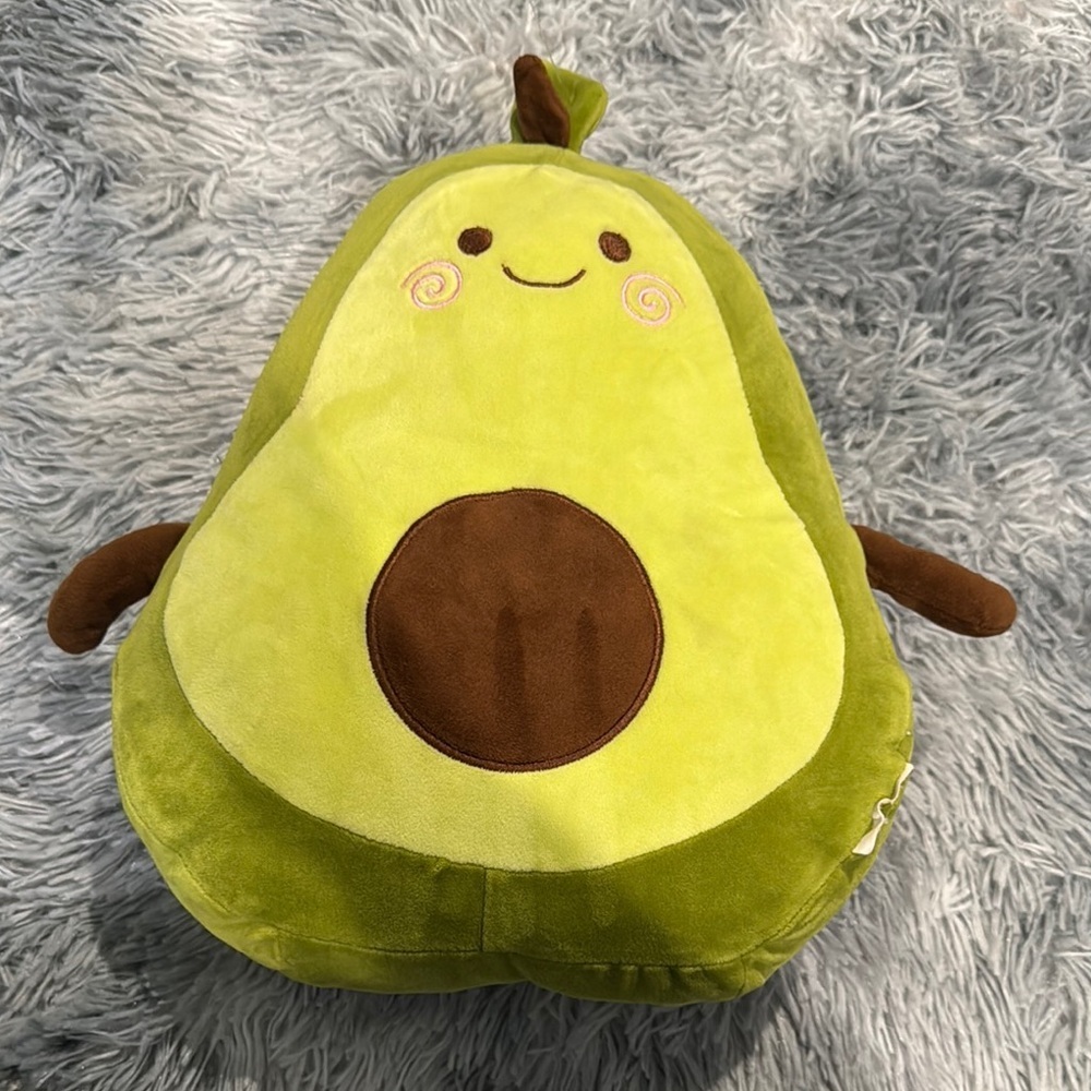 Green Avocado Plush Toy